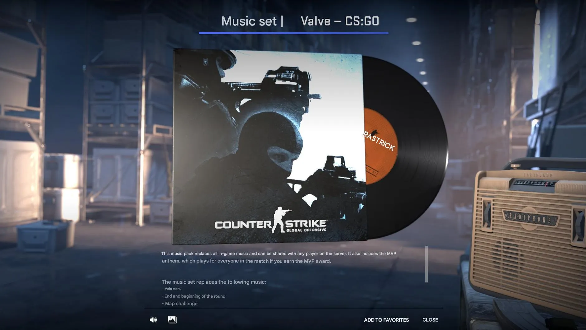 CS266 Prime Purchased | CS GO Music Kit | Full Access